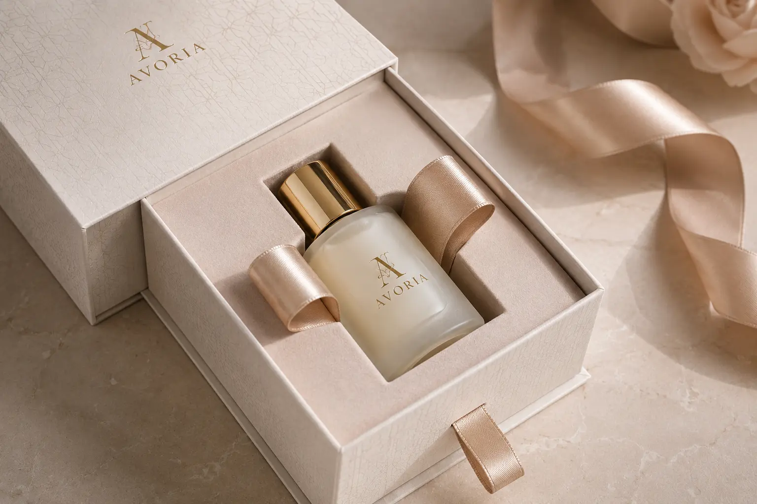 Lift ribbon for product insert and gift box packaging