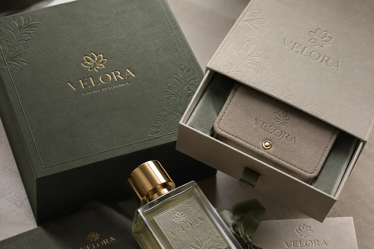 Embossing and debossing options for luxury custom packaging