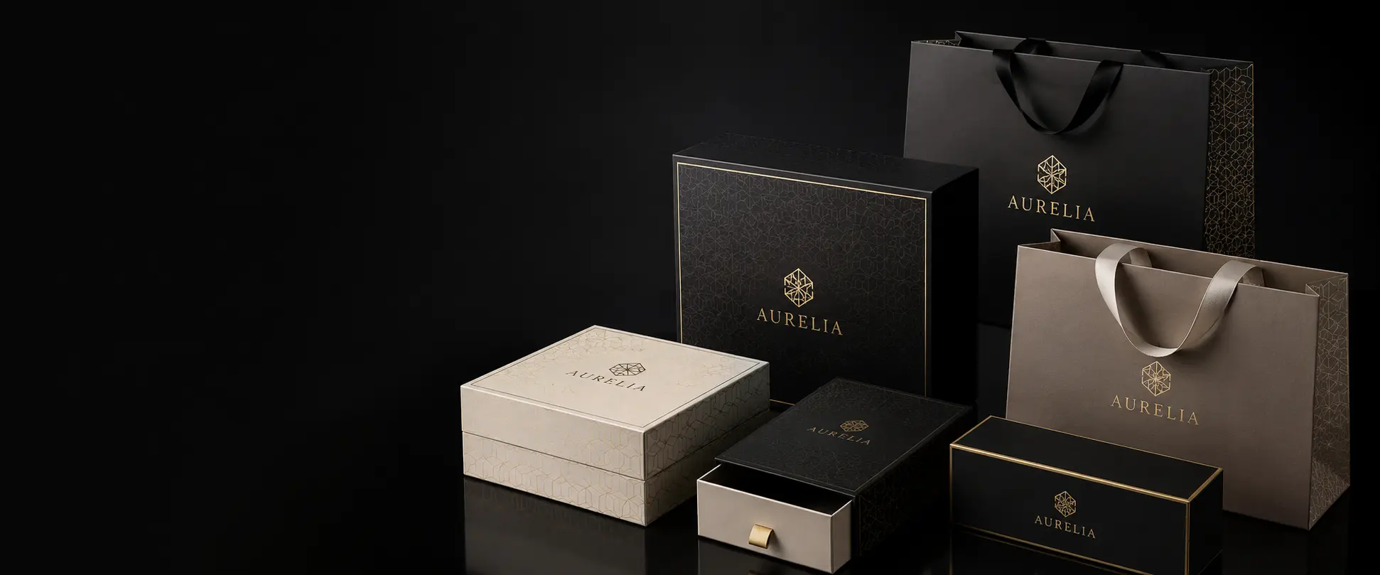 Foil stamping for custom packaging boxes and paper bags