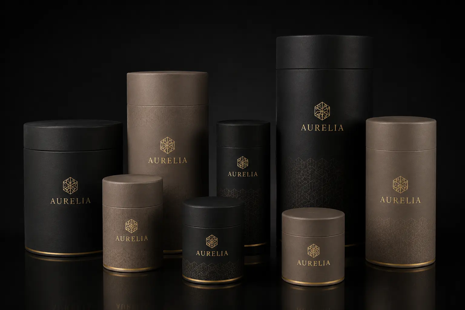 Foil stamping logo alignment on paper tubes and curved surfaces