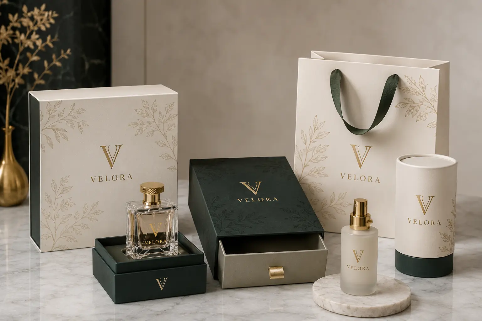 Logo printing and artwork options for custom packaging