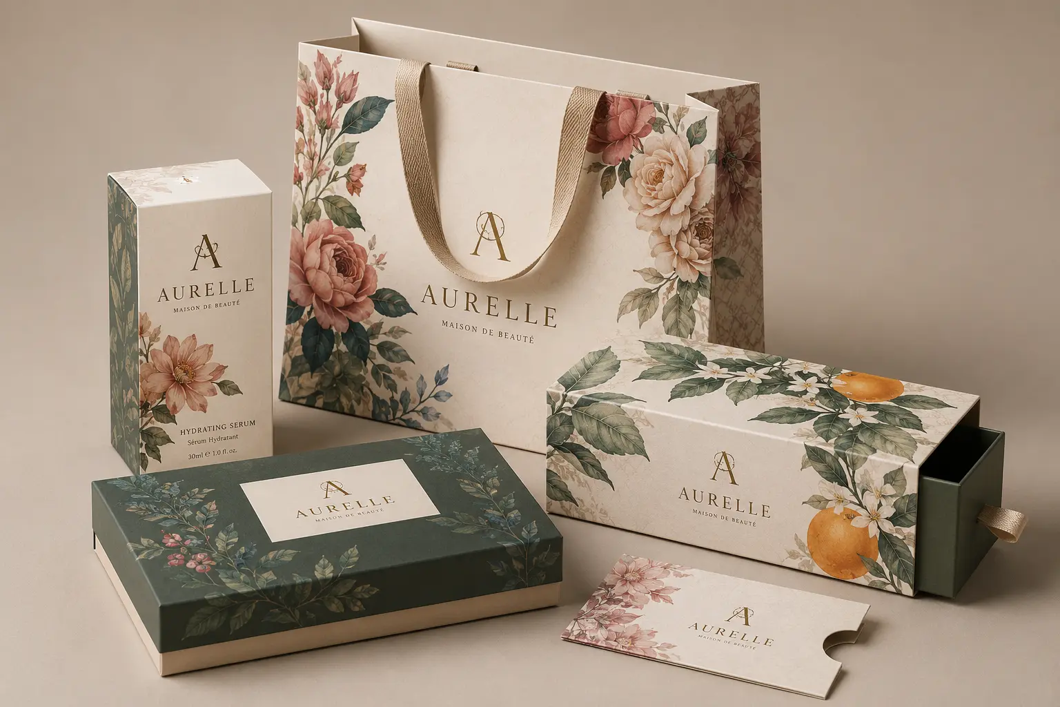 Offset printing logo option for custom packaging boxes