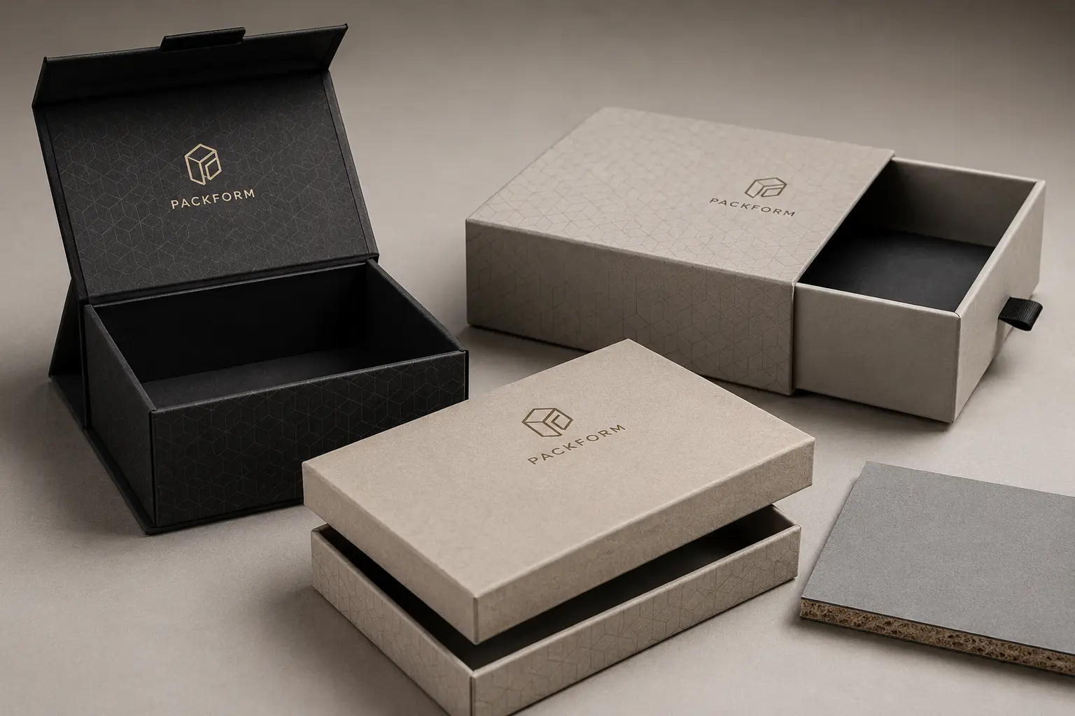 Paperboard material for folding cartons sleeves and lightweight retail packaging