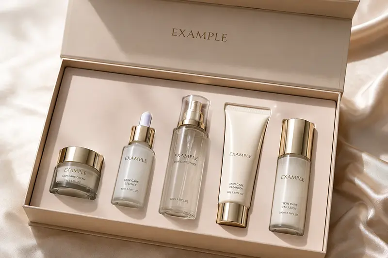 Custom cosmetic and skincare packaging for jars, tubes and bottles