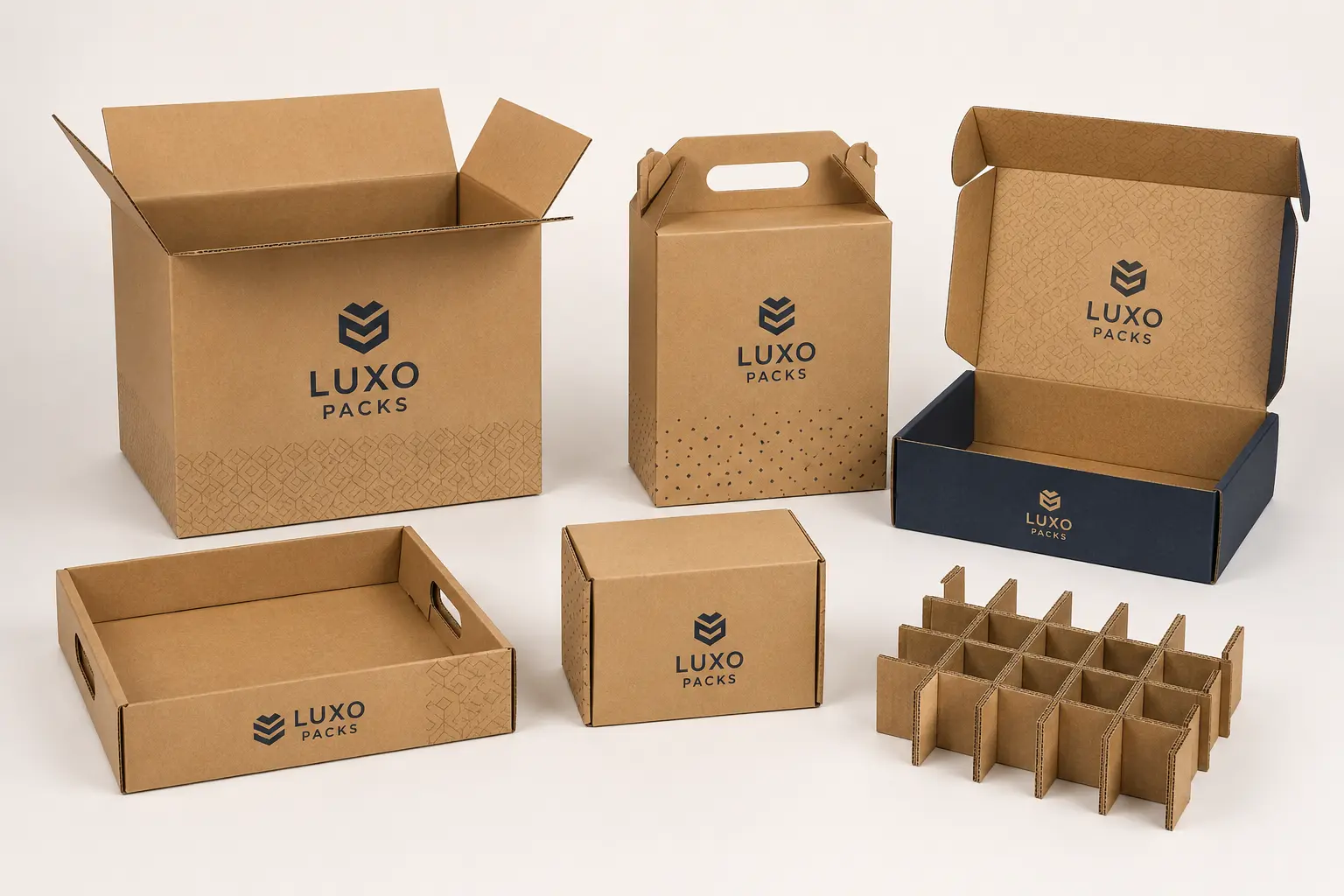 Custom corrugated carton structure options for bulk packing