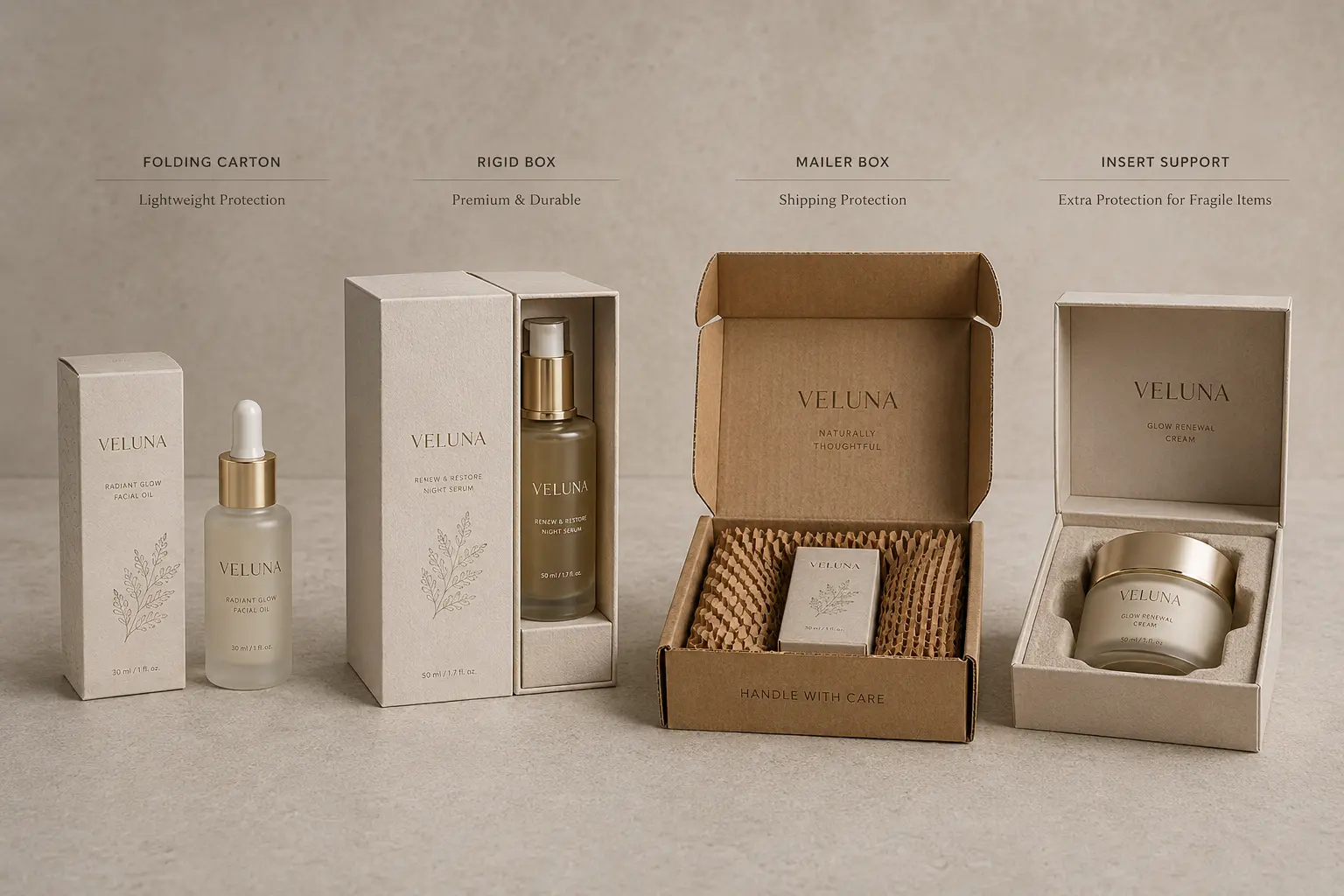 Custom folding carton quote details for product size dieline artwork and coating