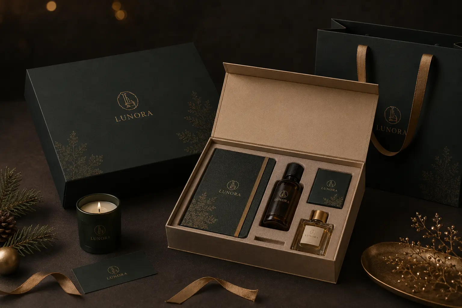 Custom event gift boxes for promotional handout