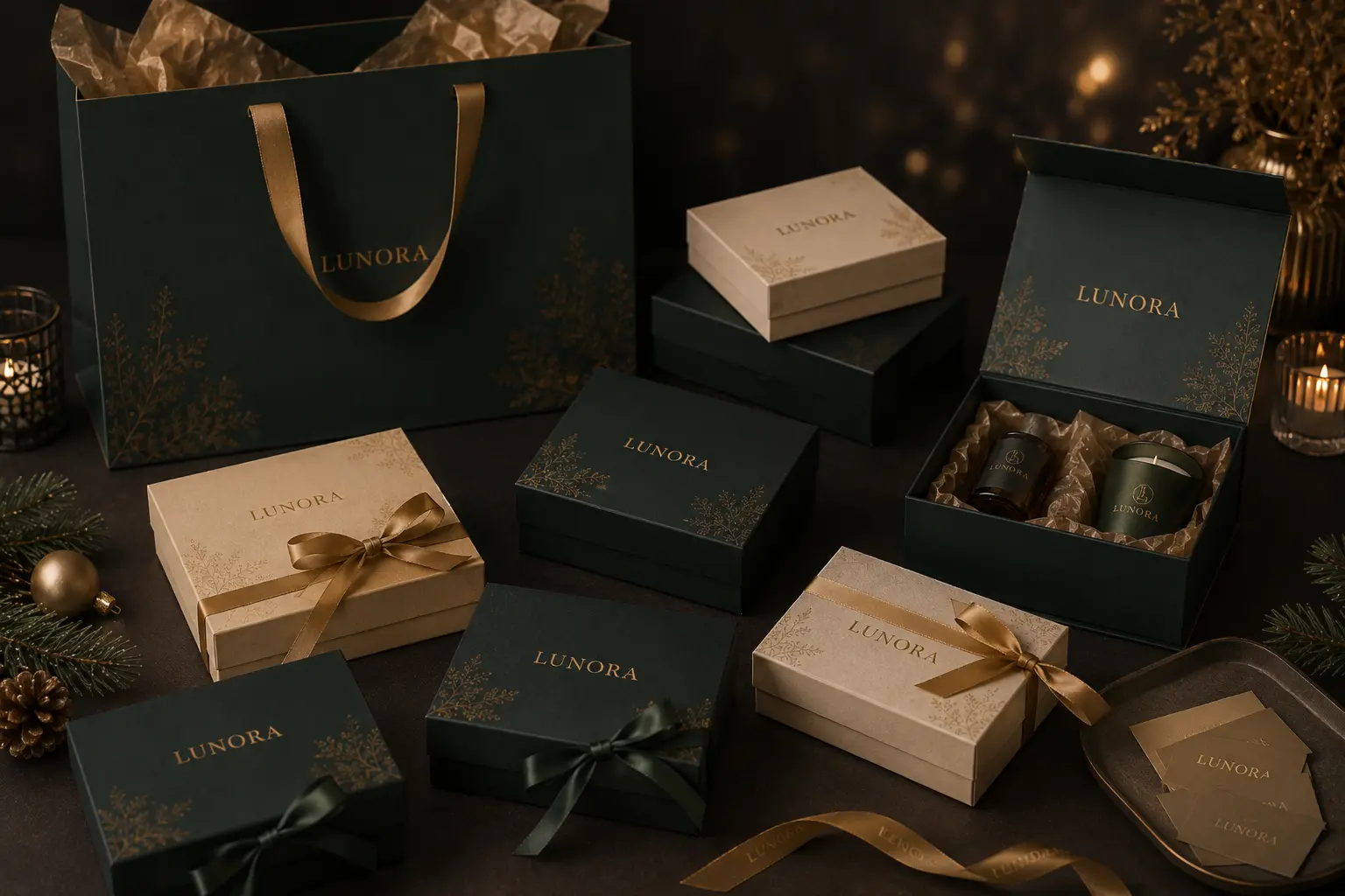 Custom seasonal gift boxes for holiday campaigns