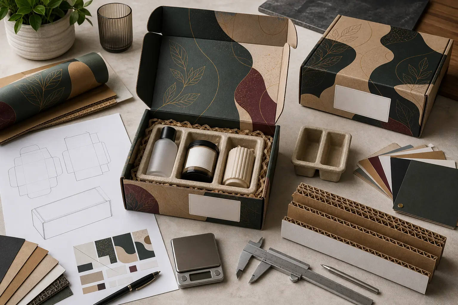 Custom mailer box quote details for product size shipping route print and insert
