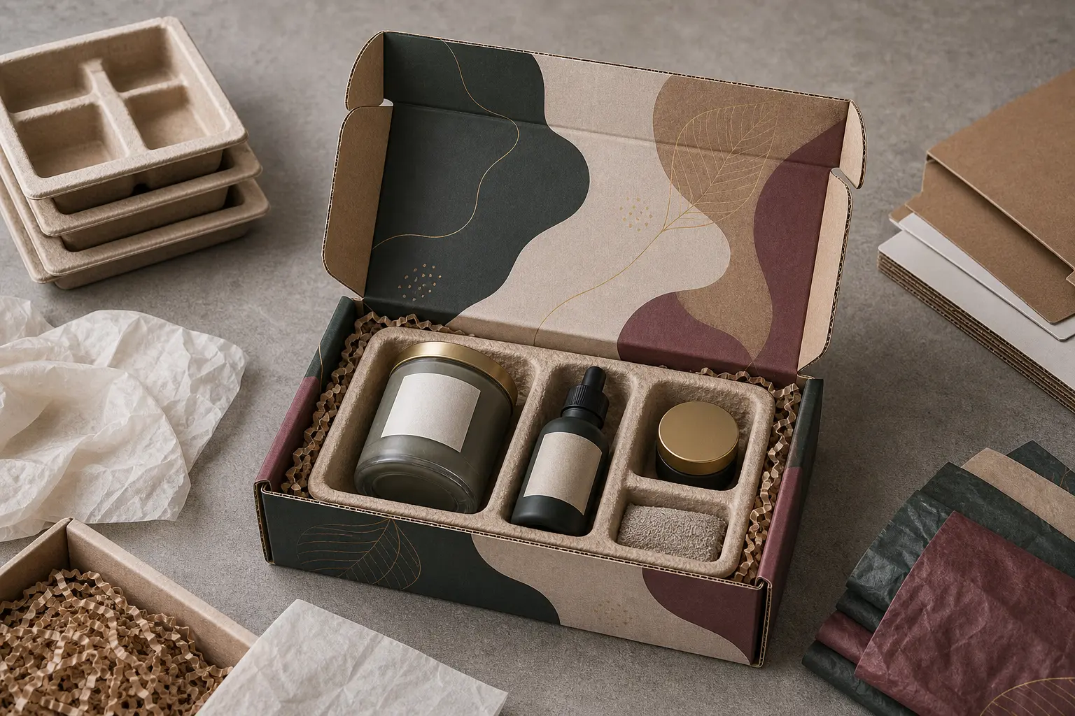 Product movement check inside a custom mailer box