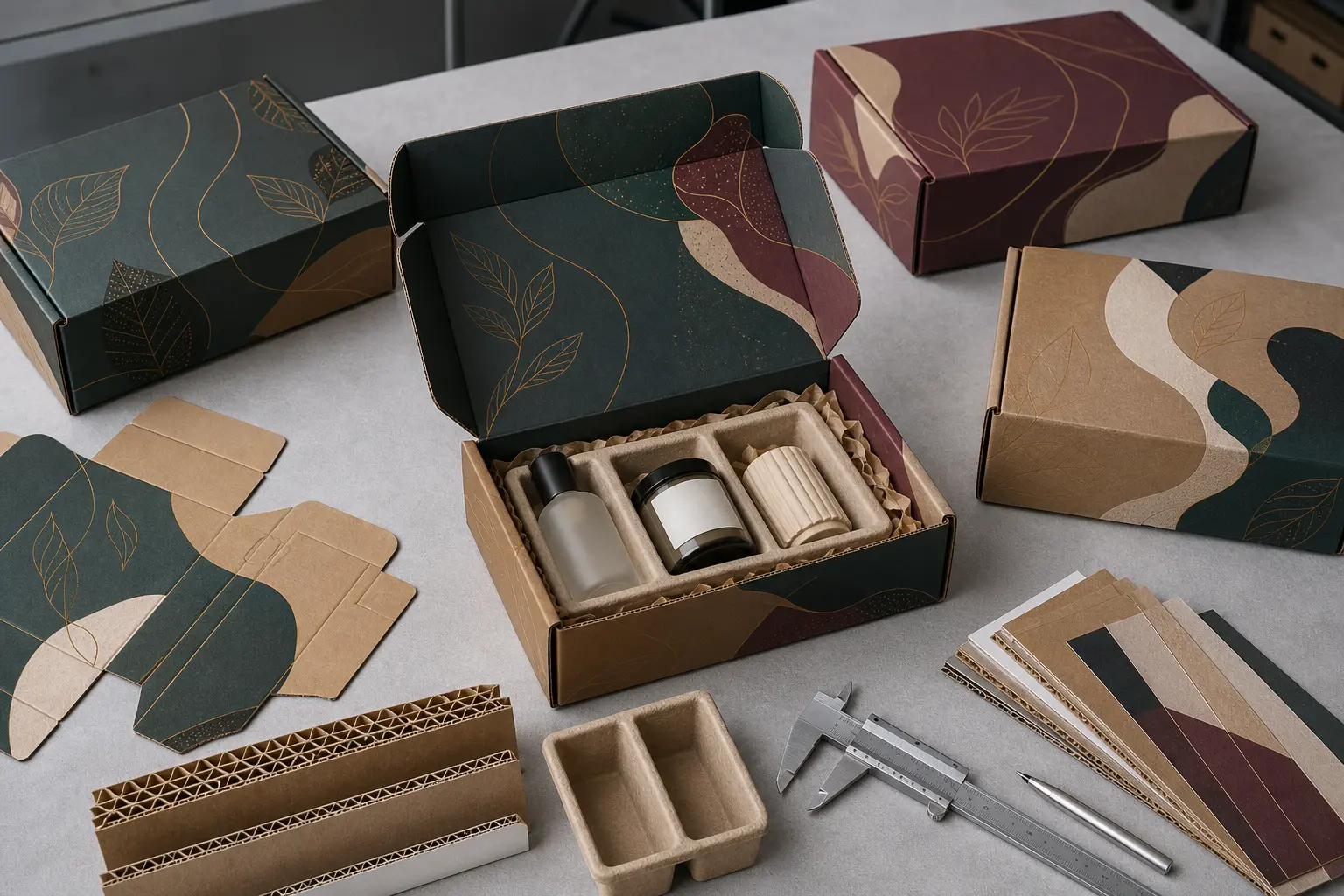 Custom mailer box sample check before bulk production