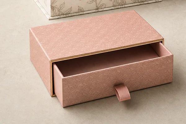 Custom drawer rigid boxes with sleeve and inner tray