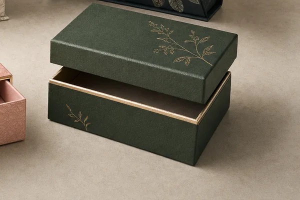 Custom lid and base rigid boxes for gift packaging