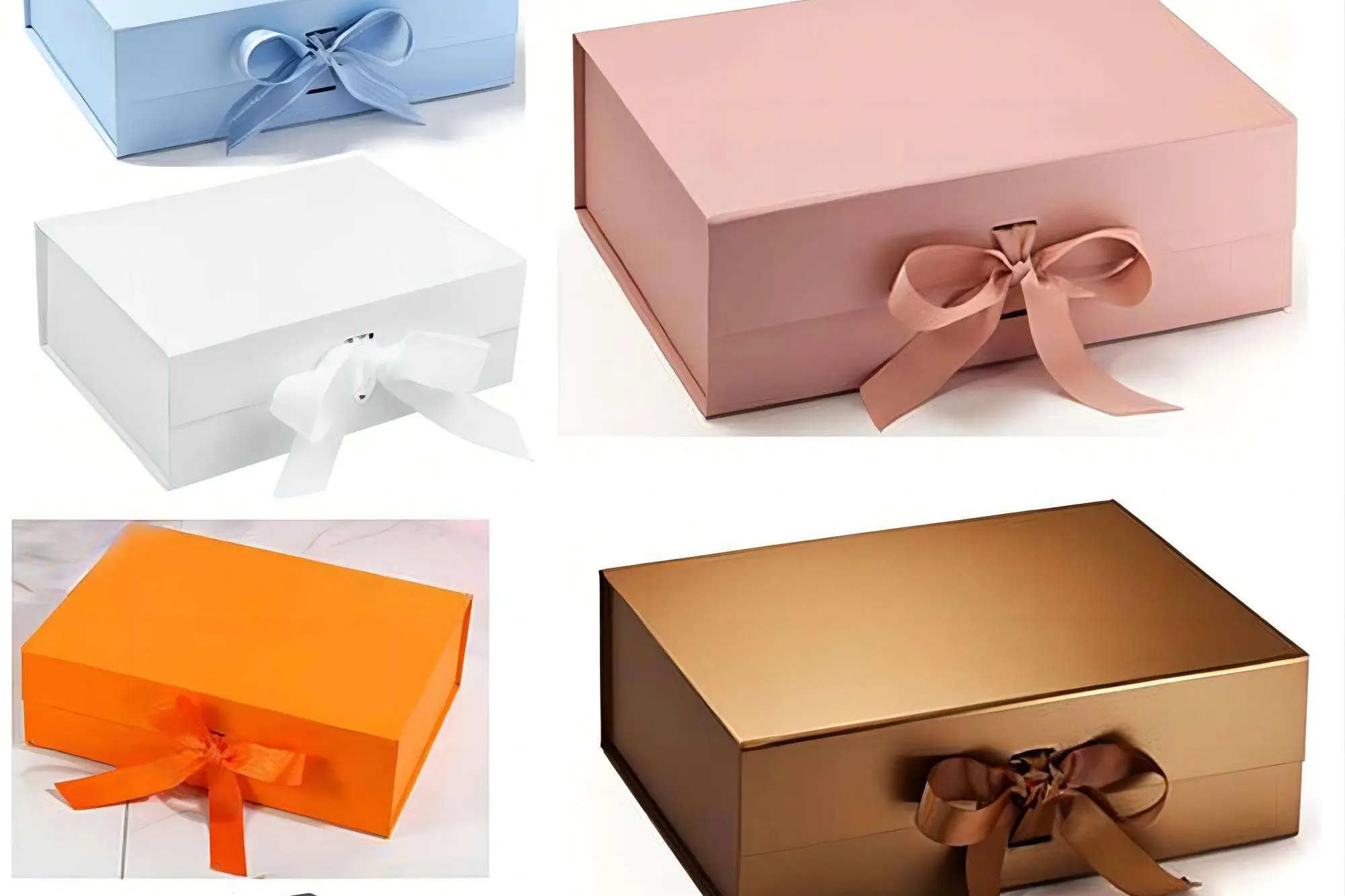 Custom candle gift box layout with jars matches and accessories